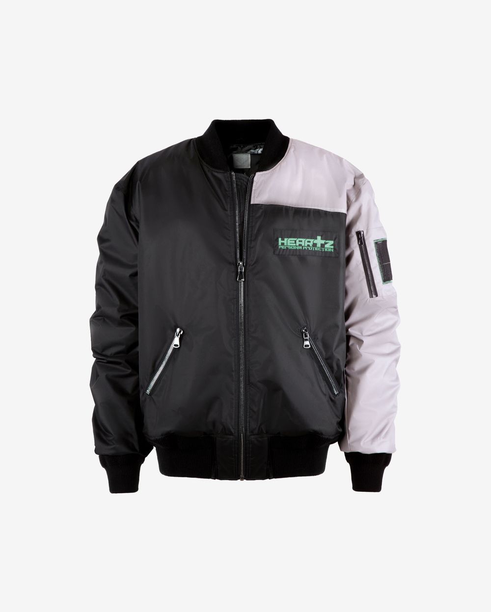 Бомбер Heartz Type-A Flight Jacket Monochrome Черный