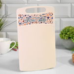 Доска разделочная 26*15,5*0,35см "Bergamo. Терраццо" (светло-бежевый)