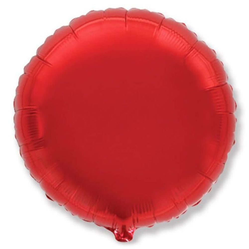 Шар круг 82 см красный (БГ-70)