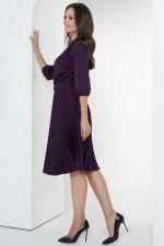 Платье Идеальный силуэт (гофре, баклажан) Diolche (Акция)