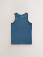 Майка для мальчика Next AA1-096, 5 шт., Синий, Молочный