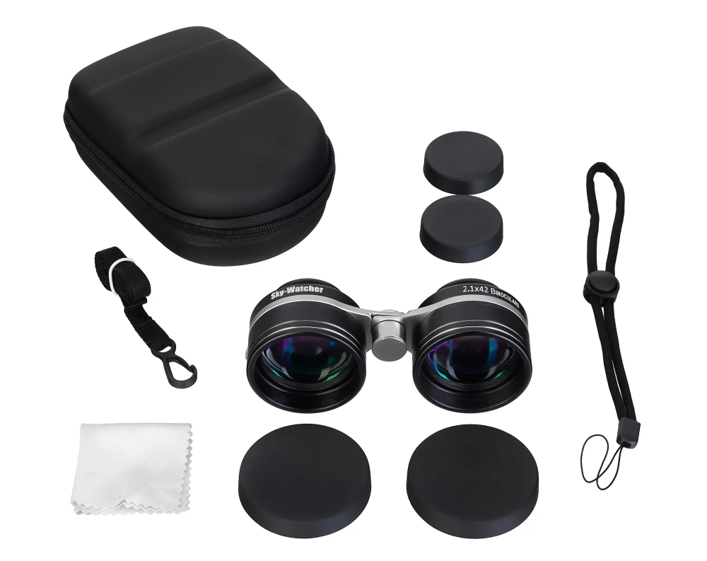 Бинокль широкоугольный Sky-Watcher 2,1x42 комплектация