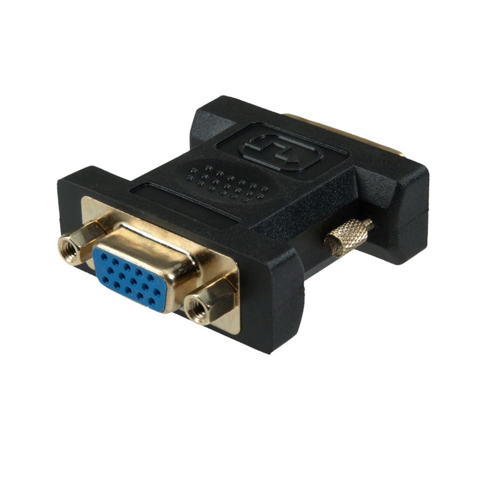 Переходник штекер DVI-I - гнездо VGA REXANT
