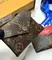 Держатель для карт Louis Vuitton Kirigami красный