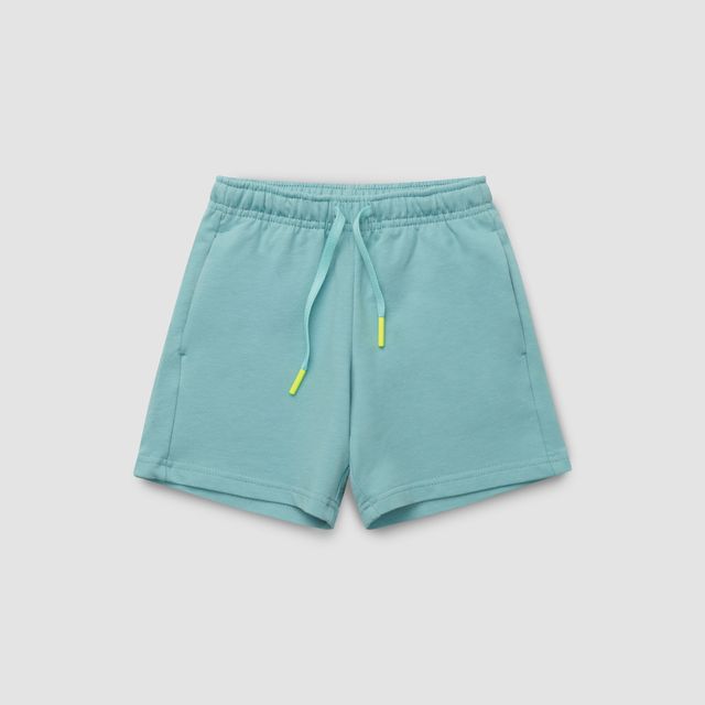 Шорты из хлопка цвета полыни