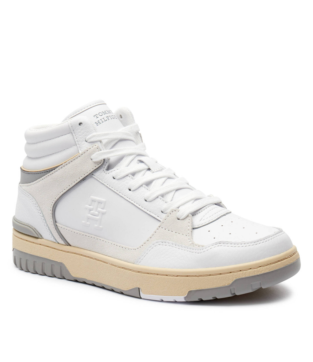 Кожаные кроссовки Tommy Hilfiger - белый(FM0FM05210)