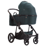 Детская коляска Bebetto Loren Gloss 3 в 1 с автокреслом Avionaut Cosmo 02 т.зеленый