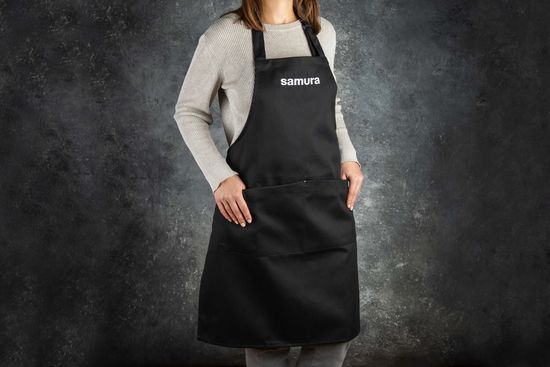 Фартук Samura большой, черный SAP-01B