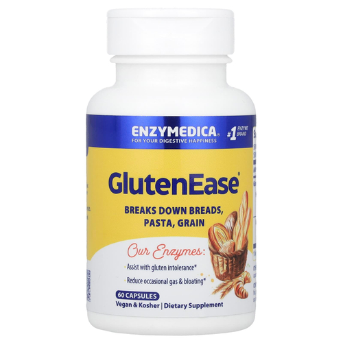 Enzymedica, GlutenEase, 60 капсул