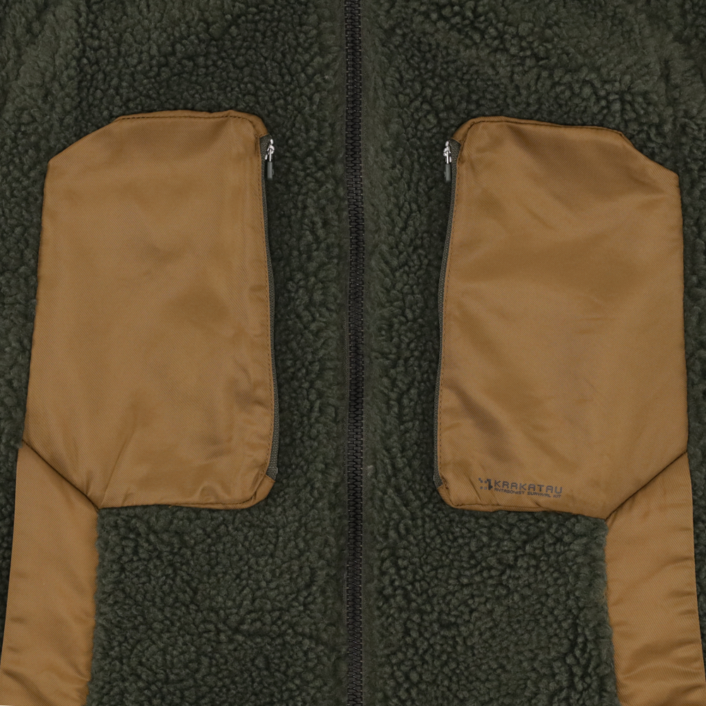 Куртка мужская шерповая Krakatau Qm409-51 Peebles - купить в магазине Dice с бесплатной доставкой по России