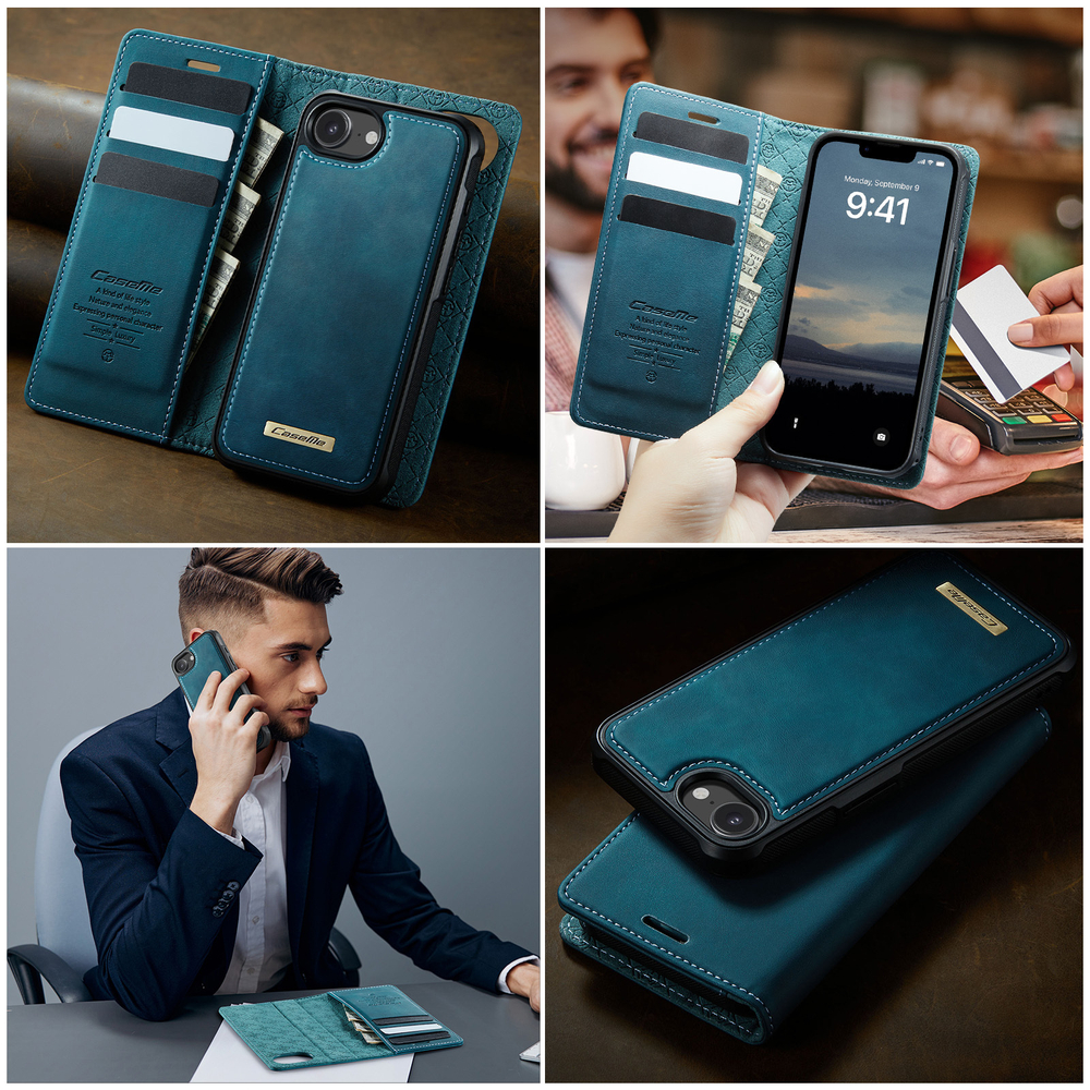 Чехол-кошелек CaseMe 2 in 1 MagSafe iPhone 16E