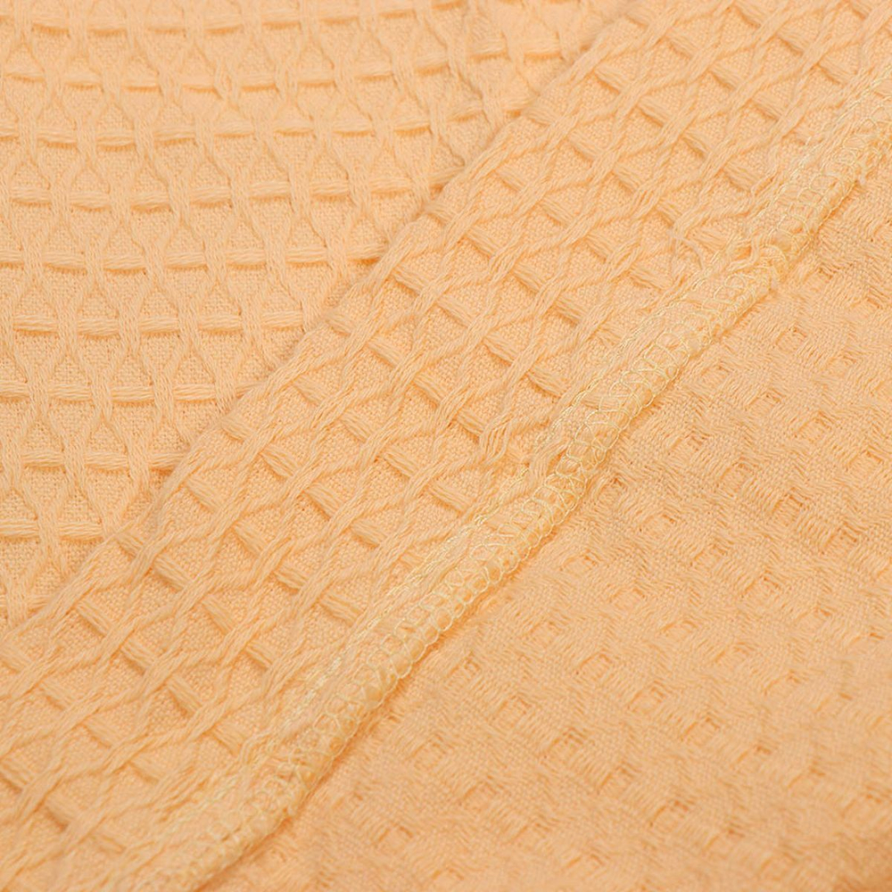 Халат унисекс, ваф, 100%хл, персик, XL-XXL, 52-54, Barkas, AI-0106007