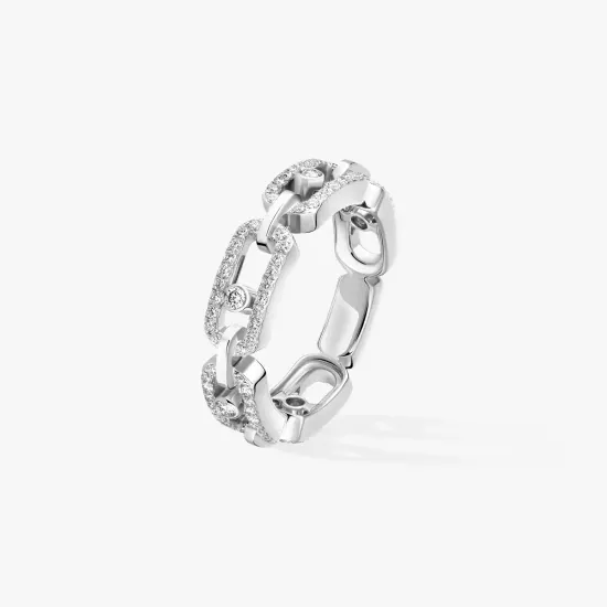 Кольцо Messika Move Link pave ring