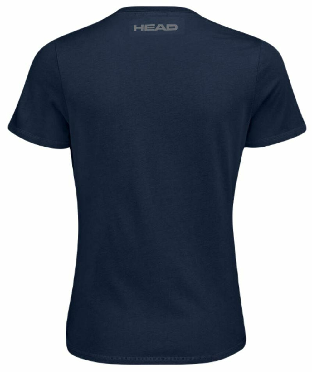 Женская теннисная футболка Head Club Lara T-Shirt - dark blue