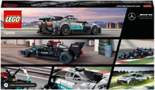 Конструктор LEGO Speed Champions 76909 Mercedes-AMG F1 W12 E Performance и Mercedes-AMG Project One