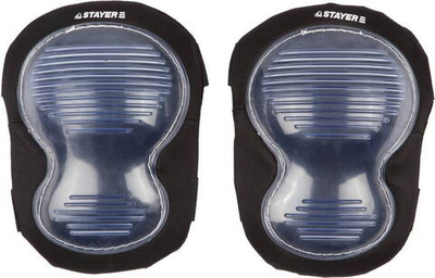 STAYER защитные наколенники с двойной пластиковой накладкой (11199)