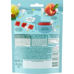 Фруктовые кусочки ФрутоНяня яблоко, персик, 53г