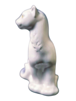 Фарфоровая статуэтка "Пантера" Полонский ЗХК