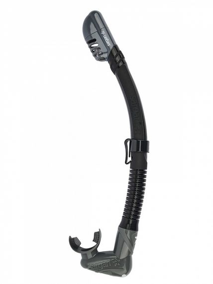 Набор маска+трубка в сумке Sargan Сталкер-Н серый/черный