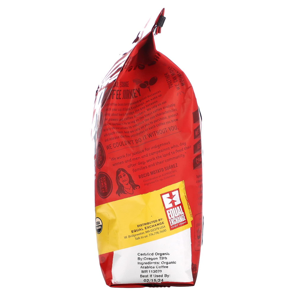 Equal Exchange, Органический кофе, эфиопский кофе, цельные зерна, полная обжарка, 340 г (12 унций)