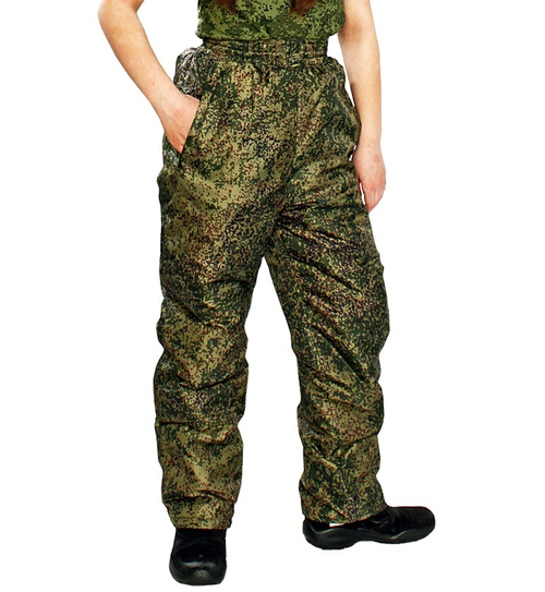 Брюки утеплённые детские Оксфорд Цифра