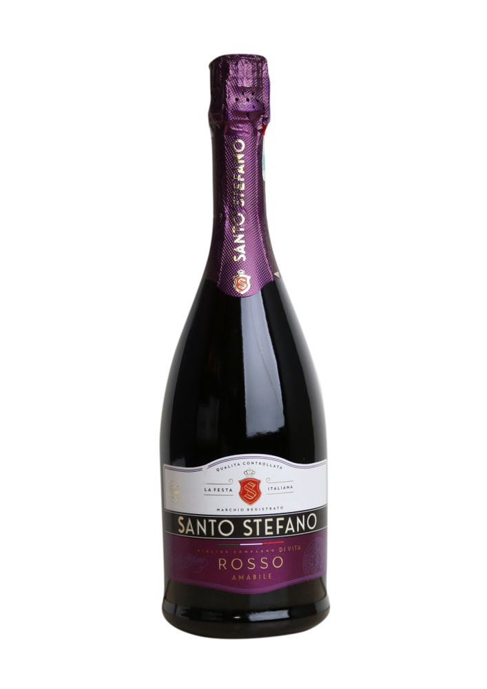 Вино игристое Santo Stefano Rosso 8%
