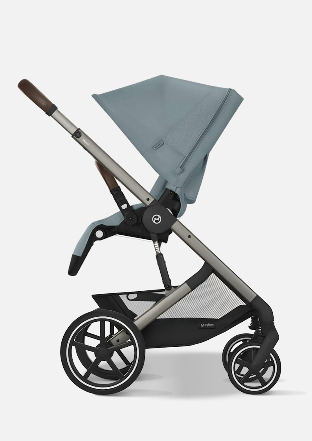 Cybex Детская коляска Balios S Lux BLK 2 в 1 цвет Stormy Blue