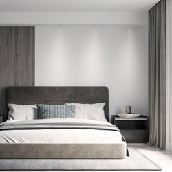 DK2510-WB Встраиваемый светильник SPACE со светодиодом d65 220V 8W 38° 4000К IP20 белый/черный алюминий