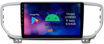 Магнитола для KIA Sportage 2018-2021 - Roximo RM-2329 Android 12, 8-ядер, 4/64Гб, SIM-слот