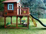 Детская деревянная площадка "Домик 2 Совёнок"
