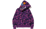 A Bathing Ape Color Camo Shark Full Zip Худи Ss23 фиолетовый