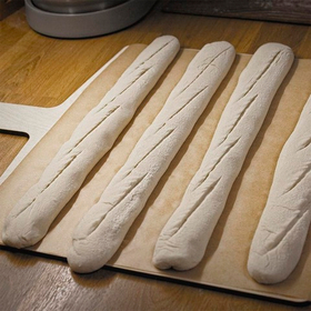 Большая пекарская лопата 34х40 см (из березы)