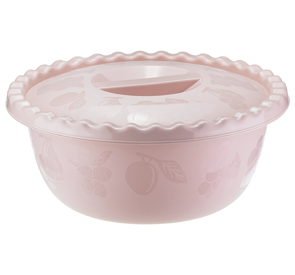 Миска круглая 3л. с крышкой М1316