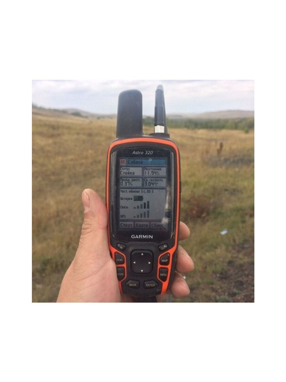 STV-URAL ЛОСЬ М-400 антенна выносная, поисковая для Garmin Astro / Alpha (Bark-Y3М-400)