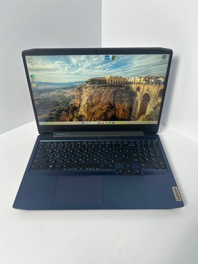 Ноутбук Lenovo IdeaPad Gaming 3 15IMH05 (81Y40099RK) 15.6"/Intel Core i5-10300H/RAM 8GB/SSD 512 GB/nVidia GeForce GTX 1650 Ti 4 Гб/IPS /1920x1080/DOS/Подсветка кл-ры: LED/синий. Состояние: Уценка/небольшой след. на матрице от клавиатуры