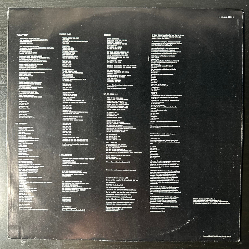 Terence Trent D'Arby ‎– Terence Trent D'Arby's Symphony Or Damn (Испания 1993г.) LP+7"