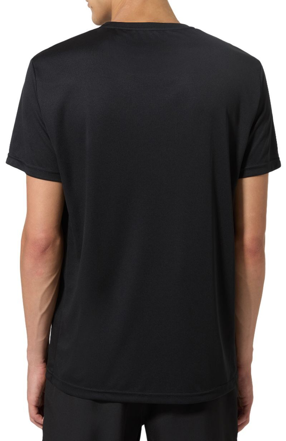 Мужская теннисная футболка Australian Tennis Crew Ace - черный