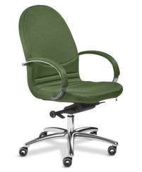 Кресло SAMBA V chrome зелёная ткань
