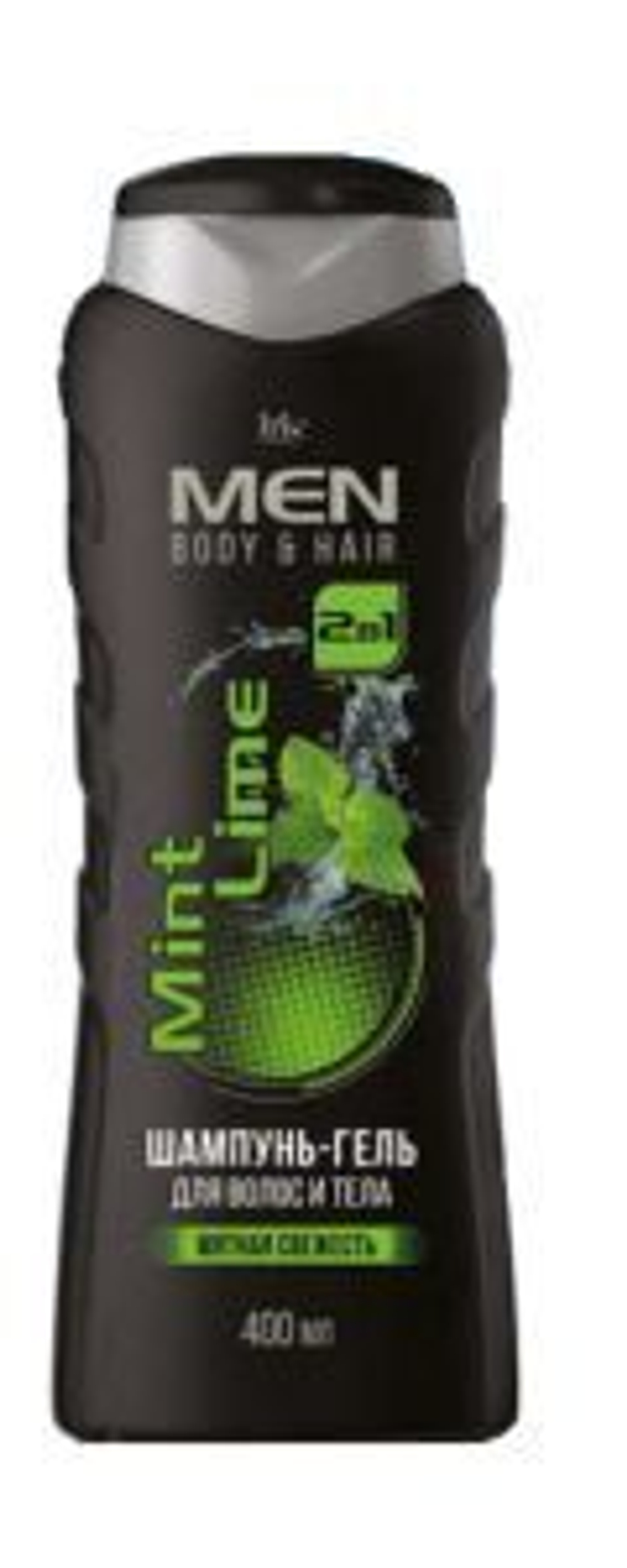 Iris MEN Шампунь-гель для волос и тела MINT LIME 400мл