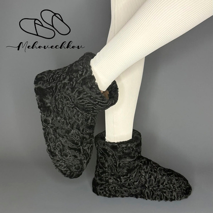 УГГИ из натурального меха Каракуля