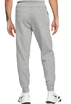 Теннисные брюки Nike Therma-FIT Tapered Fitness Pants - dark grey heather/particle grey/black - Gray