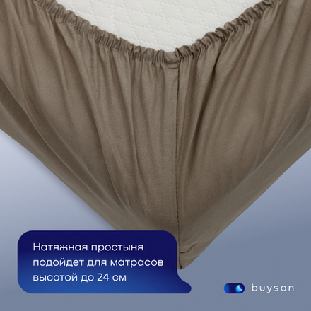 Простыня на резинке BuyRelax (перкаль)