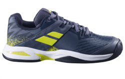 Детские теннисные кроссовки Babolat Propulse All Court JR - grey/aero