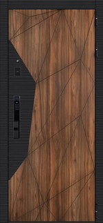 Стальная дверь "Берилл" (биометрический замок Y23). Заказная модель.