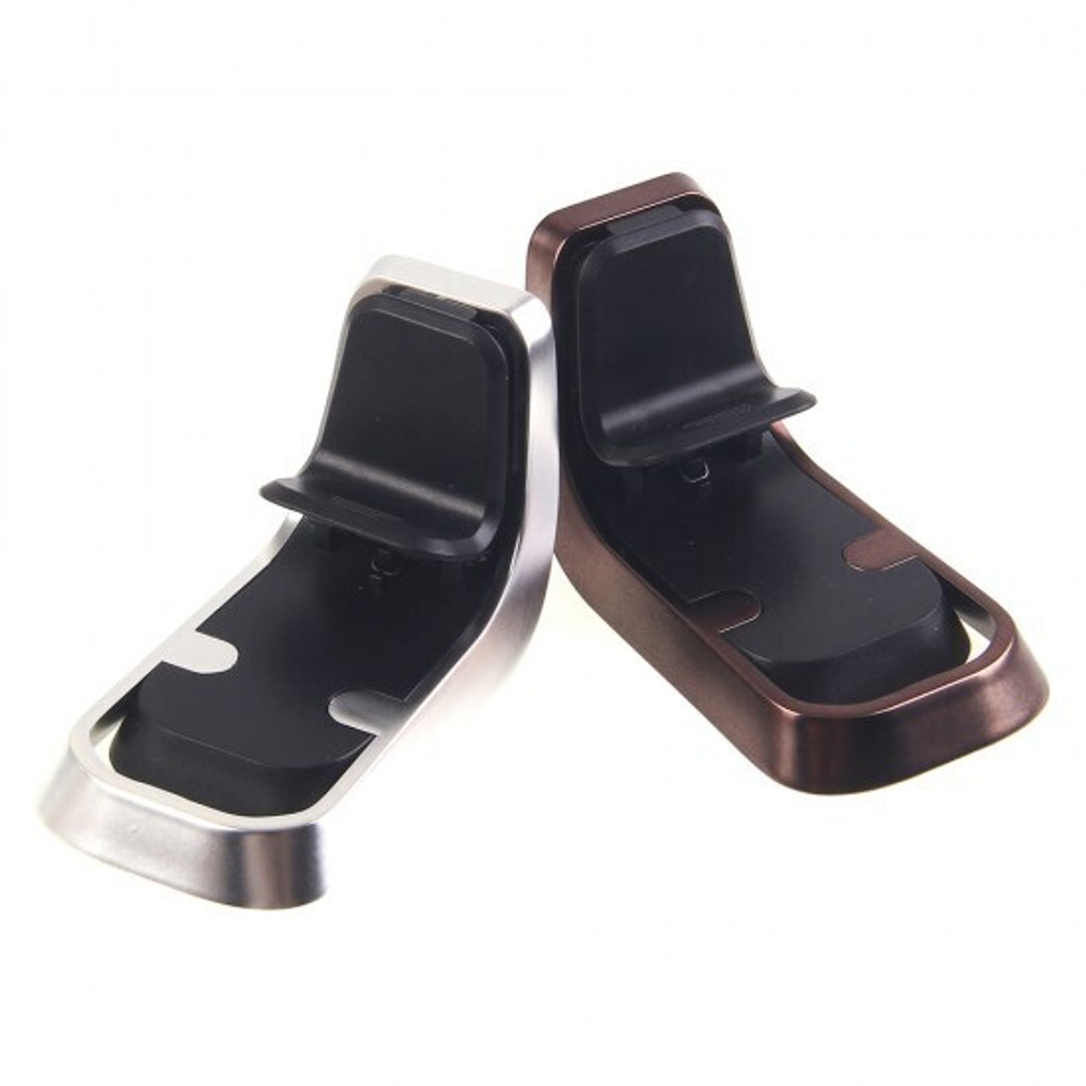 Держатель в авто на магните Hoco CA74 с креплением на решетку, 012145 Черный + серый