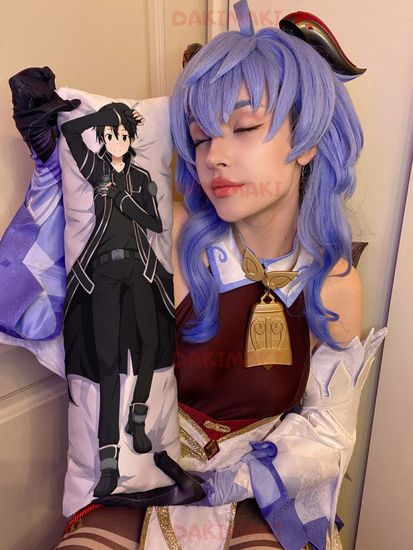 Мини дакимакура Кирито из Мастера меча онлайн арт. M0267, 60х20 см