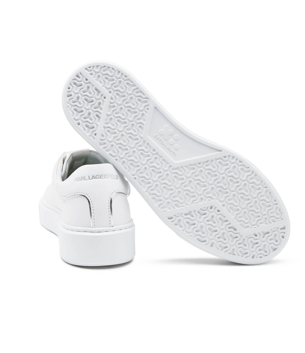 Кожаные кроссовки maxi kup Karl Lagerfeld - белый(KL52219)