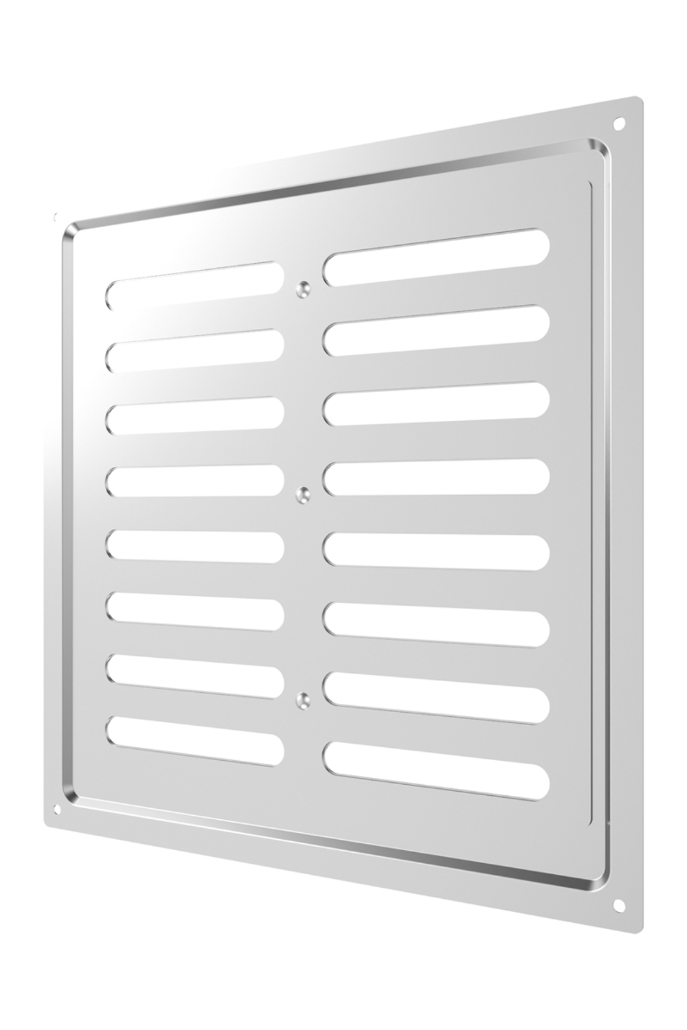 Решетка вентиляционная MER регулируемая 250х250 окраш.сталь Chrome ERA