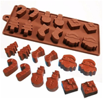 Форма для шоколада Новый год 12 ячеек