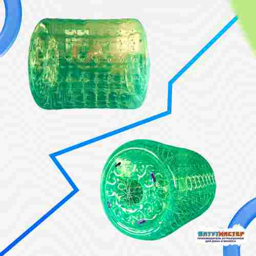 Аттракцион Водный роллер (Гидророллер) "Зелёный" ПВХ 2,4*2,2*2,2